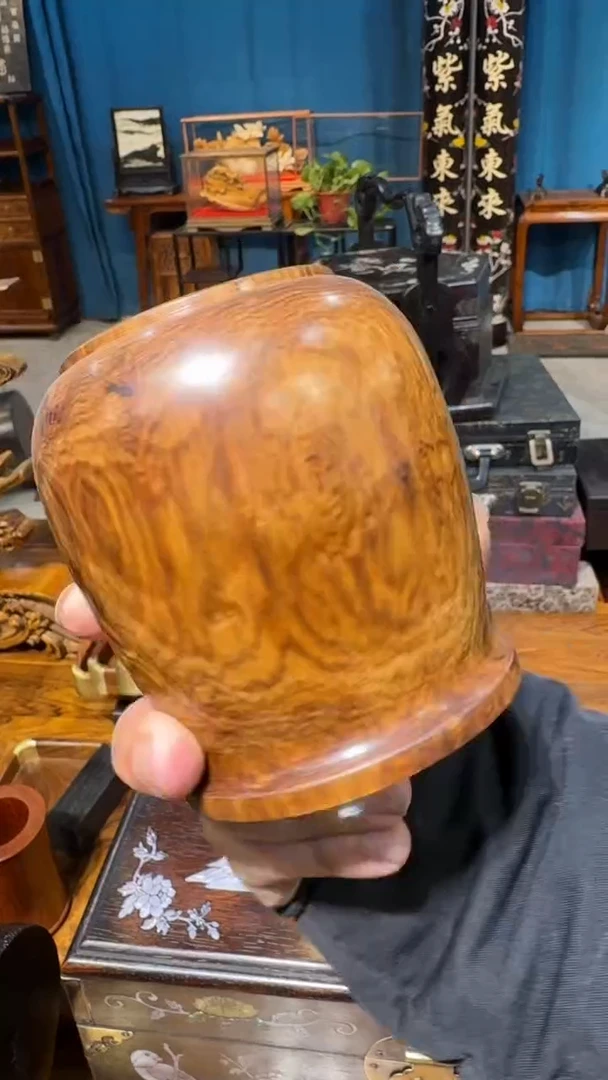 木黄花梨茶叶罐一物一拍