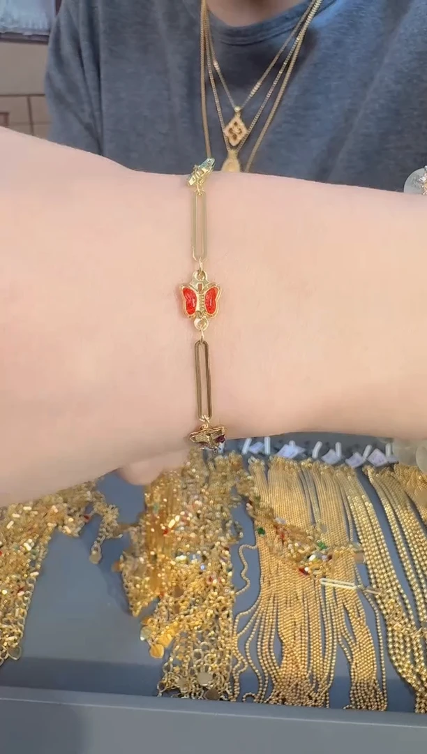 蝴蝶卡加手链 （附带礼盒包装）