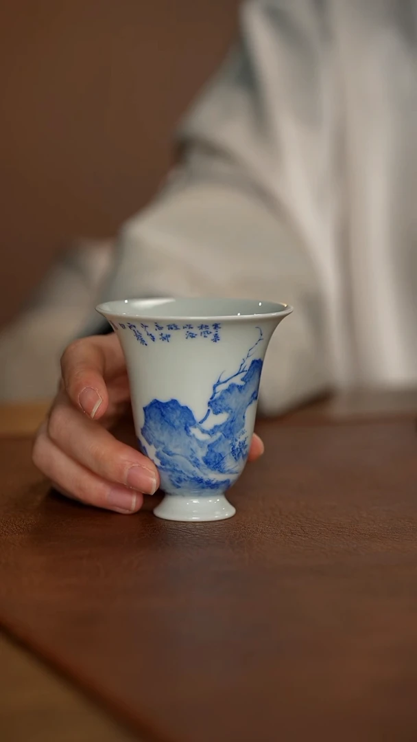 【闪购商品】瓷片景德镇斌芬陶瓷/雨后云心16