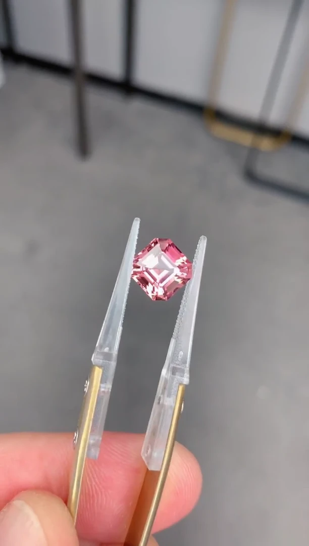 未镶嵌裸石定制碧玺3.7ct 粉色碧玺 定制