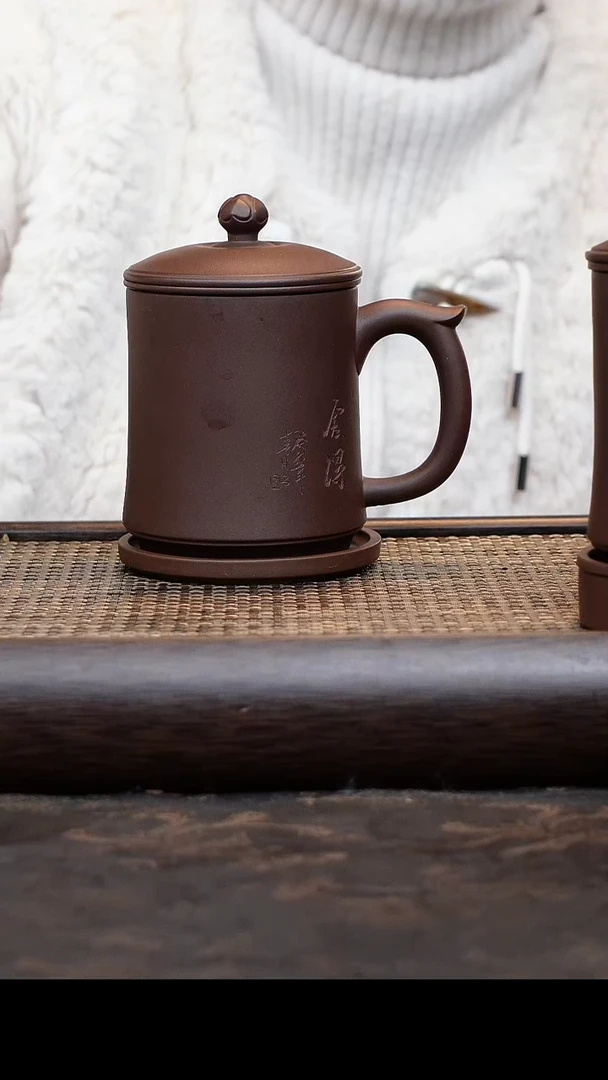 【闪购商品】紫砂茶杯四件套舍得