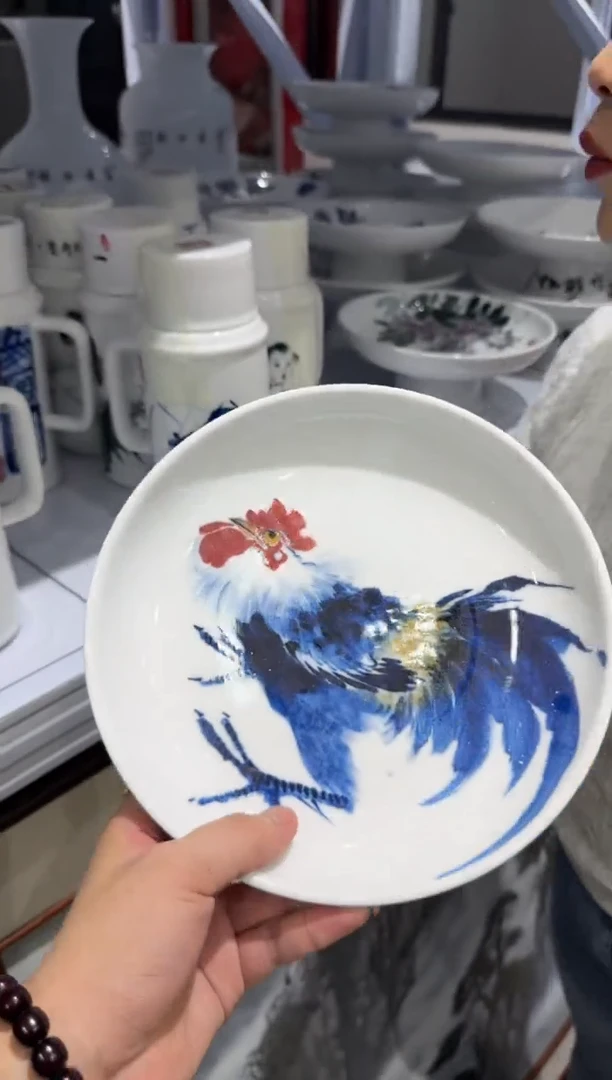 吴义松陶盟手工手绘陶瓷编码：