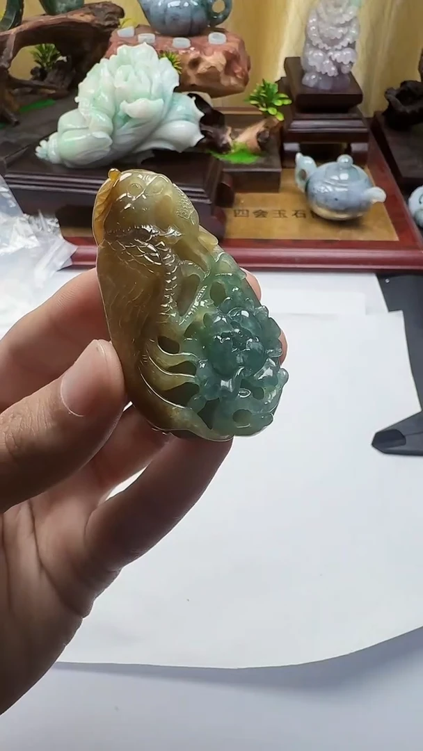 吊坠(不含链)未镶嵌翡翠1