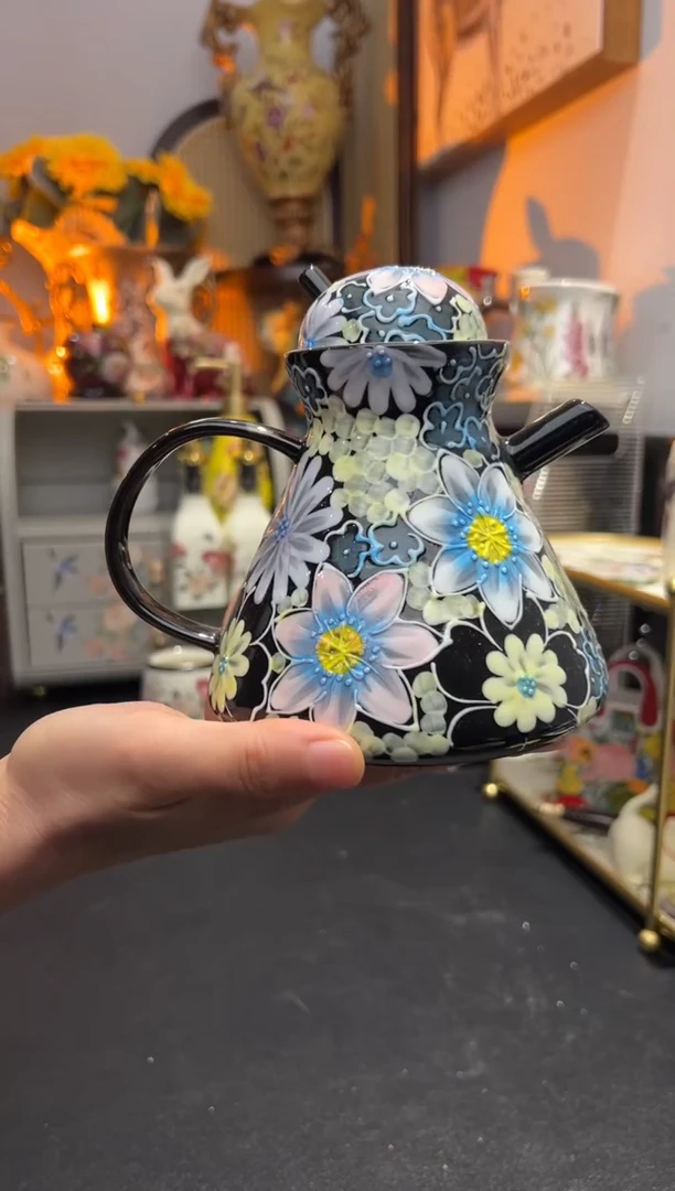 外贸陶瓷家居百货-醋壶