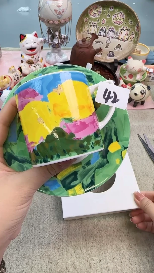 瓷片辰辰的瓷器好看到爆