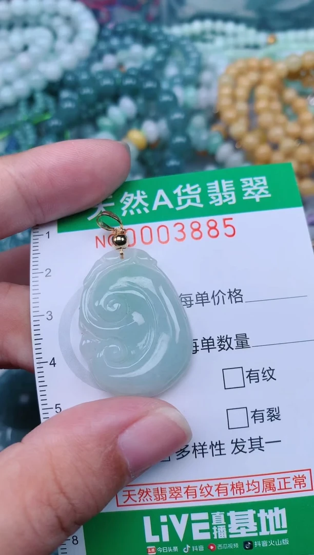 翡翠未镶嵌颈饰.0003885