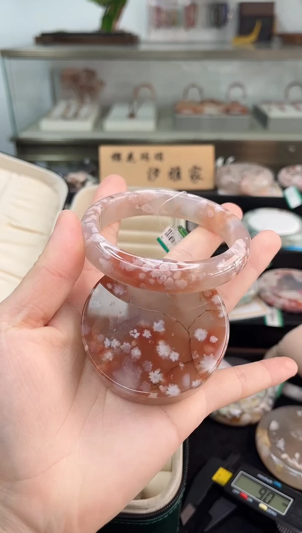 未镶嵌手镯石英质玉62圈口（赠品镯心）S921167