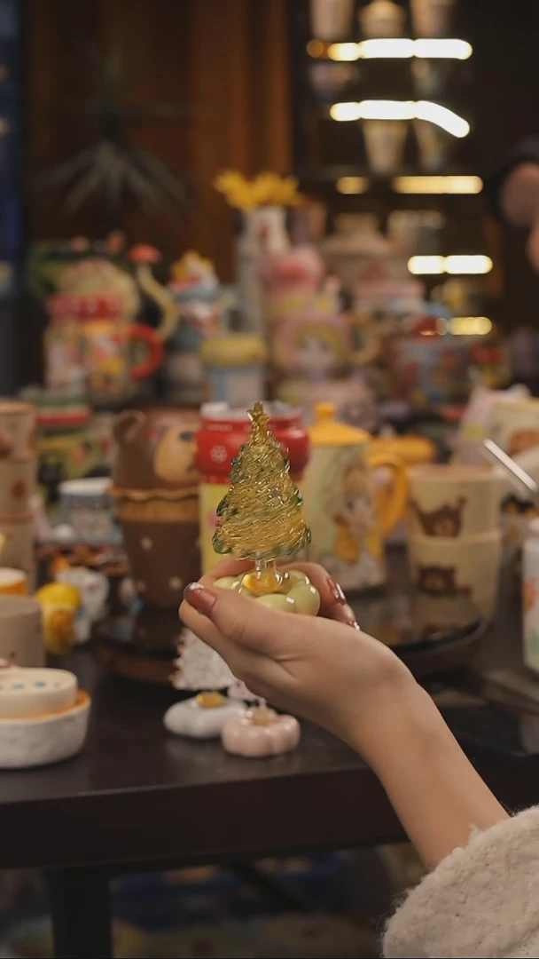 随机景德镇釉下彩绘设计师款式陶瓷