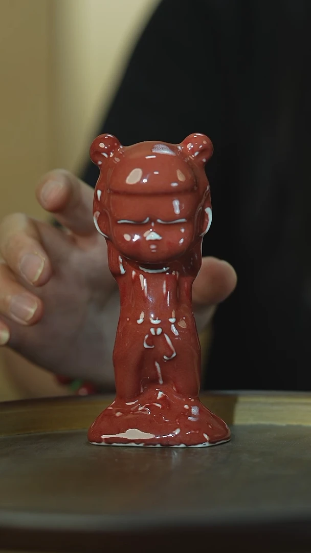 摆件耕道堂陶瓷摆件哪吒