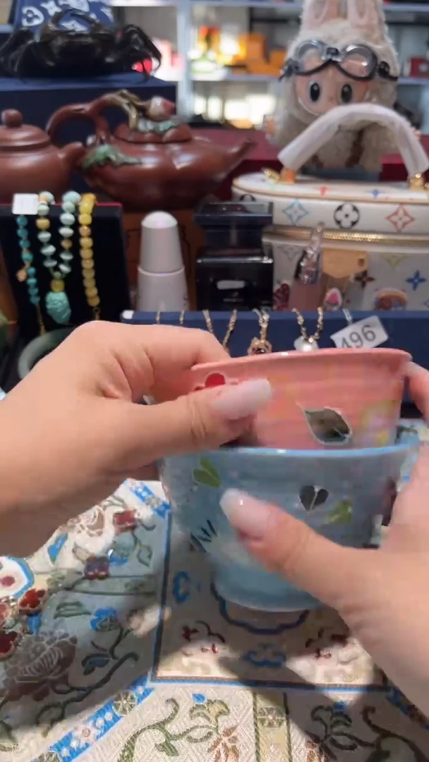 瓷片无品牌瓷片柴窑烧制半手工多人