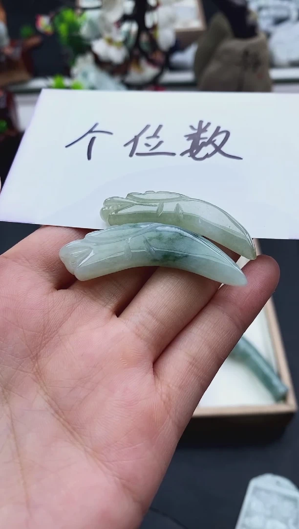 颈饰未镶嵌翡翠天然缅甸A货翡翠随机发一件