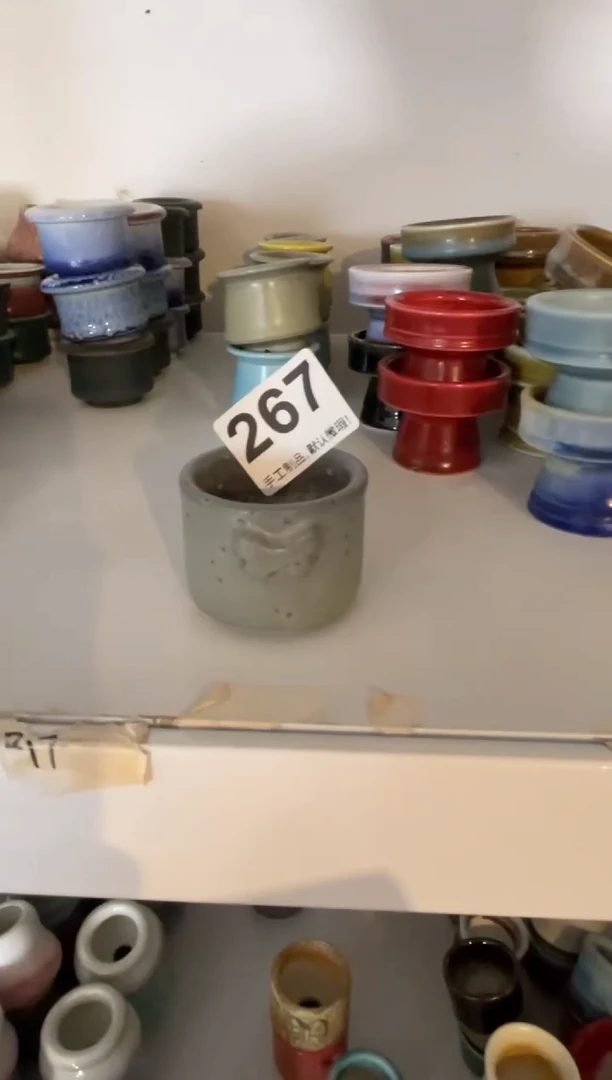 瓷片?*风267知木小芳花盆