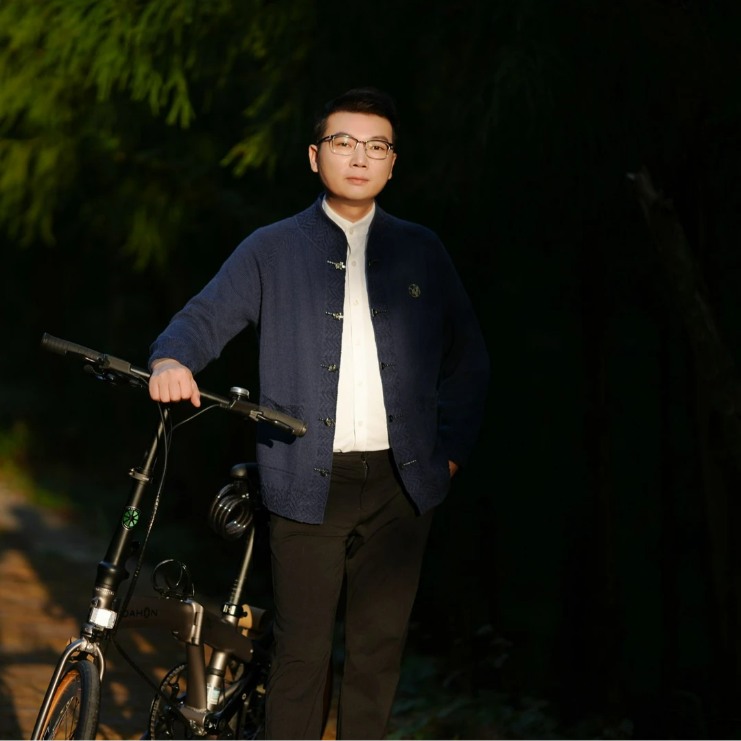 手编格格【男款烟雨江南开衫】新中式新国风小开衫手工毛衣手编毛线