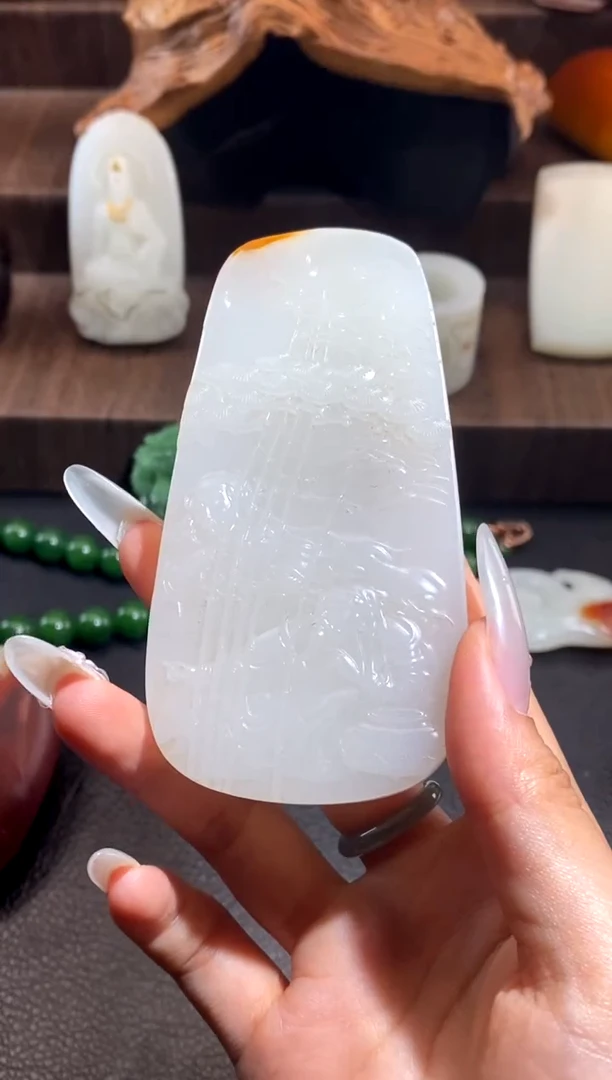 和田玉（糖玉）未镶嵌吊坠(不含链)514