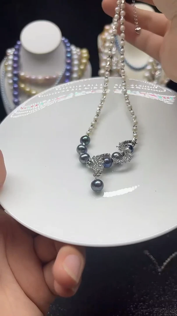 颈饰未镶嵌淡水珍珠多人