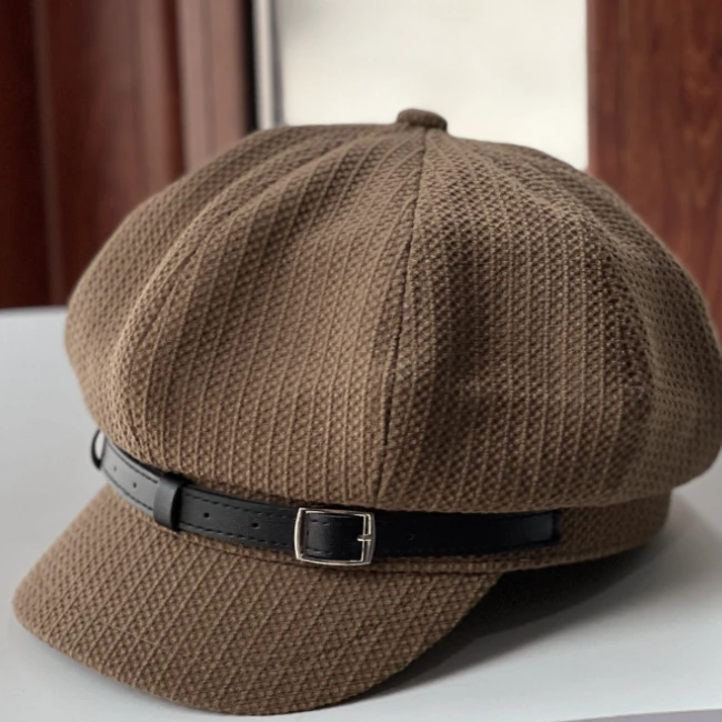 梵克-Van  新款八角帽夏季百搭新款贝雷帽