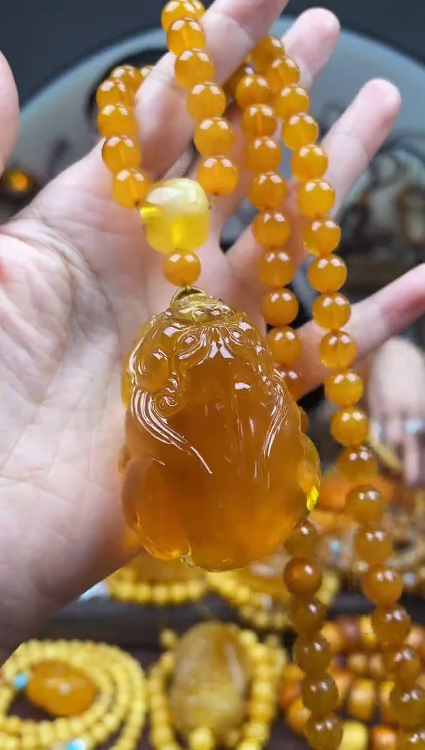 裸石琥珀未镶嵌首饰 假1赔4（多样性发货1件