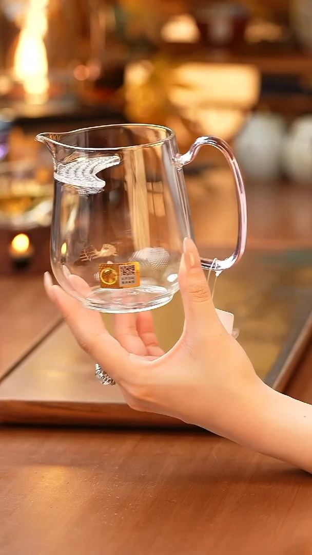 禾器/晶彩丰然茶海/浅粉色