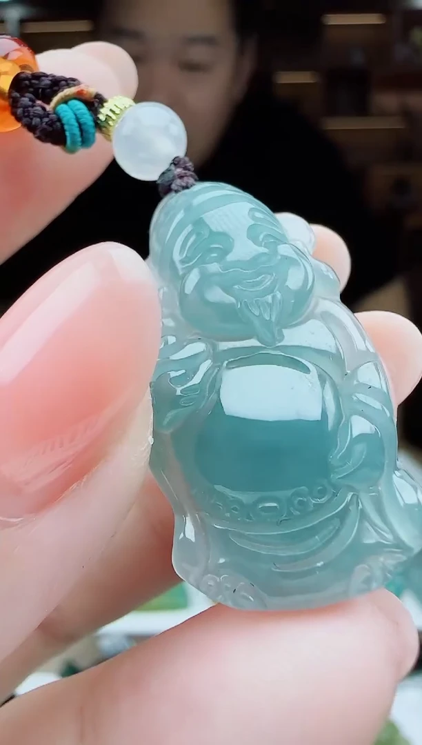 颈饰未镶嵌翡翠多样性发其一 小财神