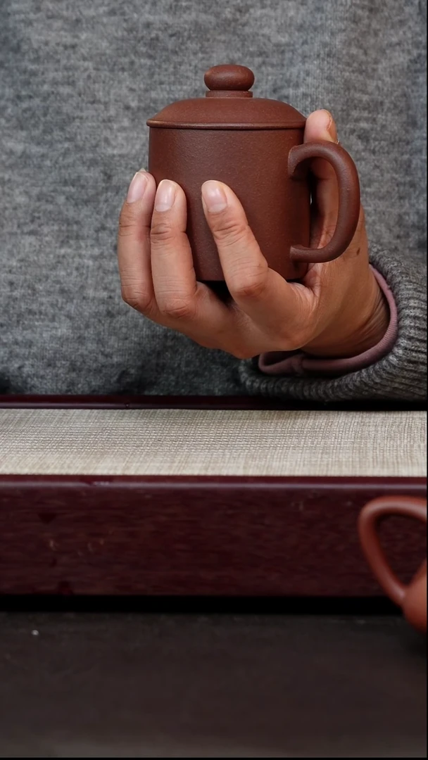 茶杯紫砂底槽清鱼乐小杯