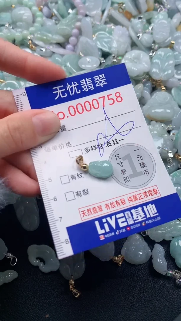 吊坠(不含链)未镶嵌翡翠758