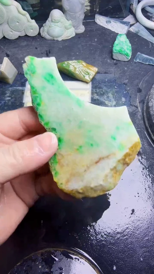 未镶嵌挂件翡翠天然翡翠107