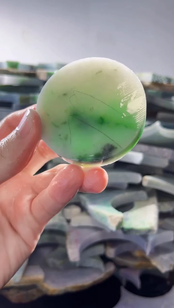 裸石翡翠缅甸翡翠A货文2015