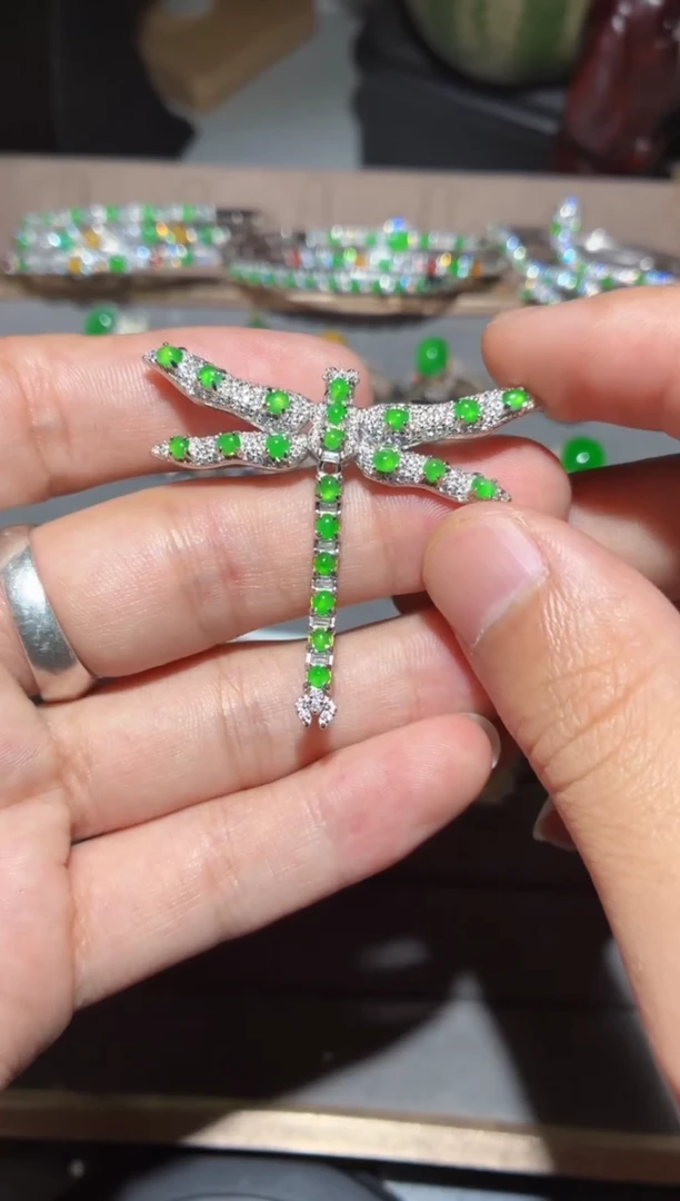 翡翠银S925镶嵌颈饰 全量