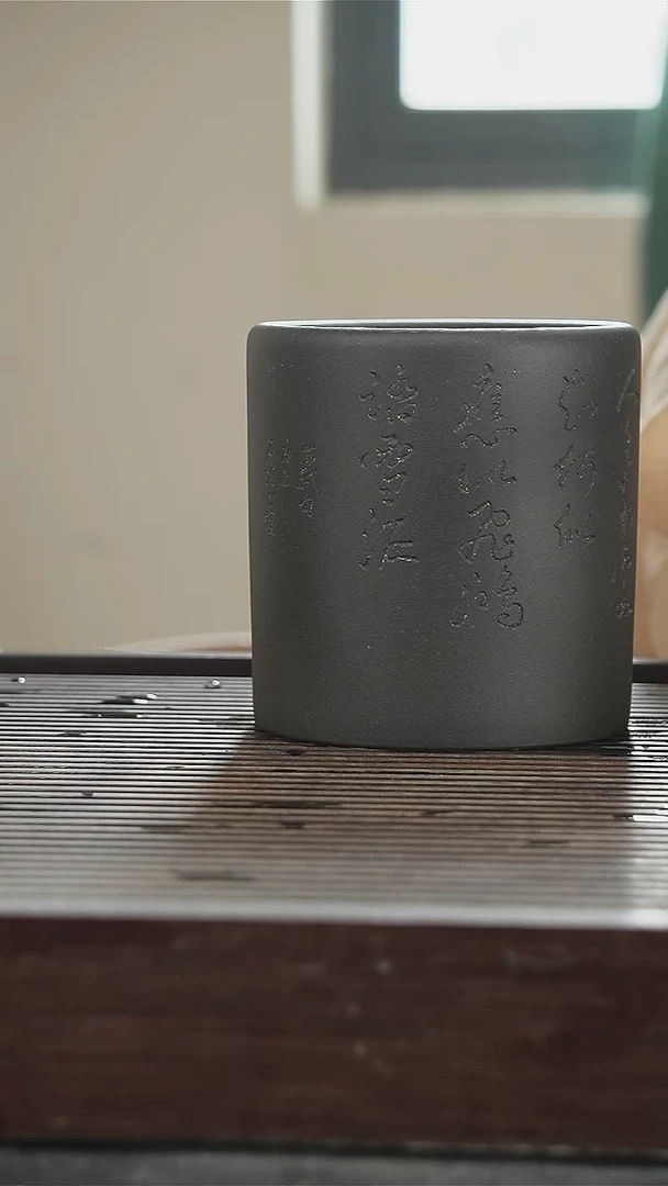 茶壶紫砂59号笔筒