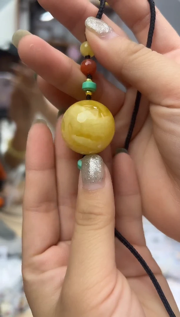 未镶嵌蜜蜡裸石蜜蜡吊坠