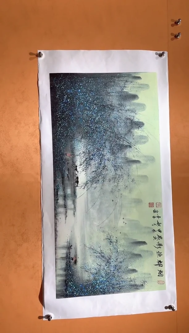国画刘金玉教授亲笔手绘