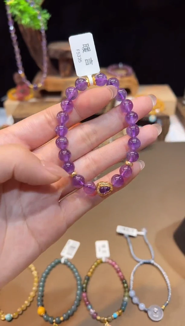 水晶手链未镶嵌手饰@@F5335