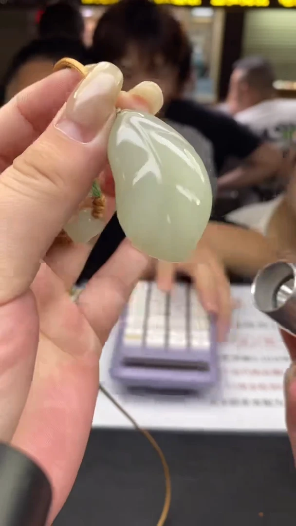 项链18K金镶嵌和田玉多样性发其一-项链-X3790