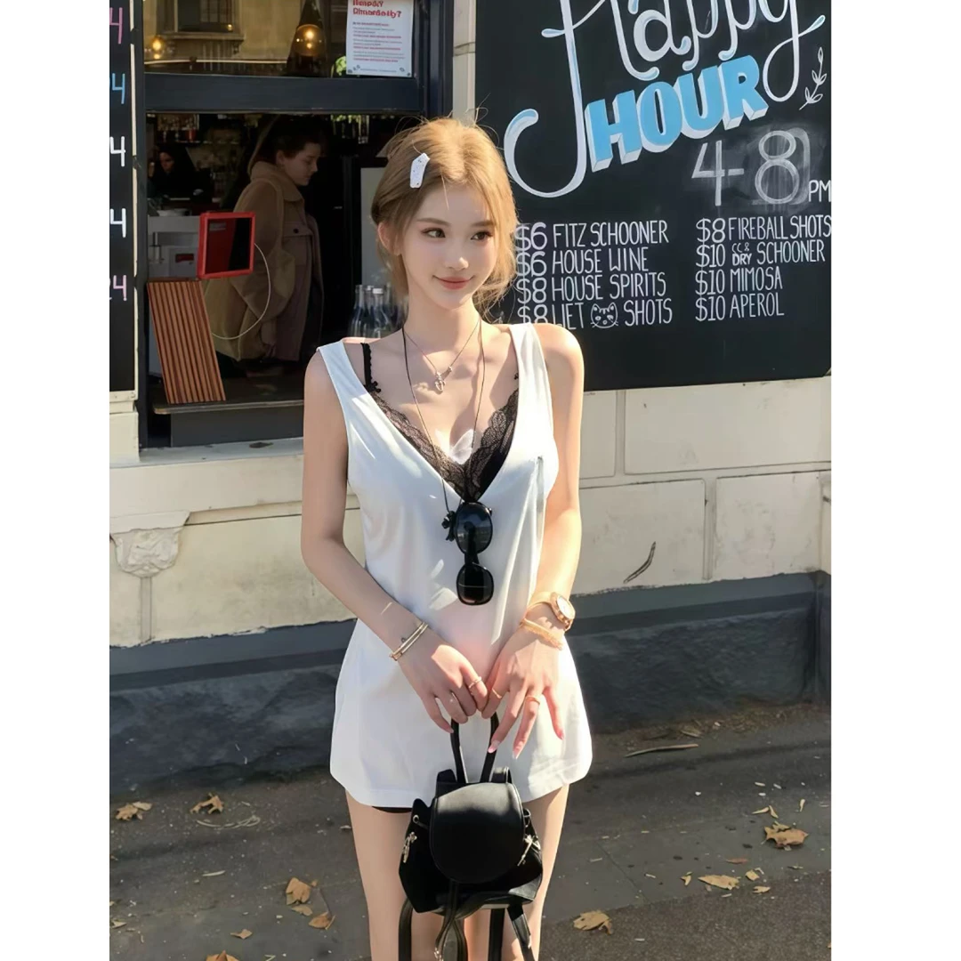 【反叛猎手】法式高级感宽松V领长袖T恤女时尚气质小众设计感内搭