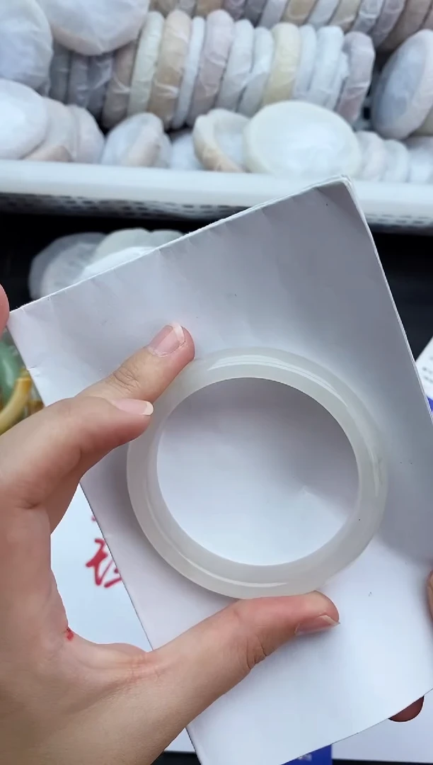 未镶嵌手镯石英质玉瑕疵165+56/57