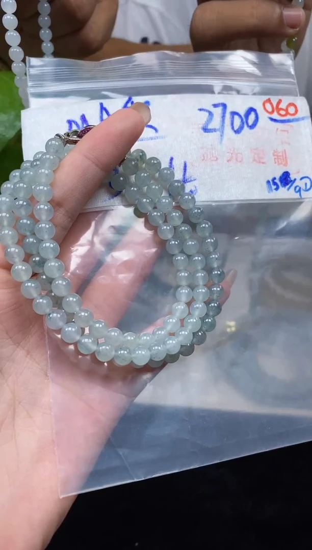 未镶嵌定制翡翠060毛货需精细抛光多样性发一件珠串