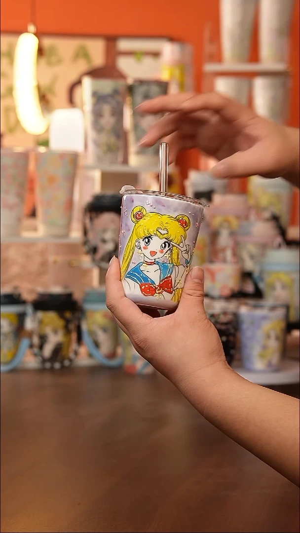 (玉泥）景德镇手工手绘文创陶瓷杯