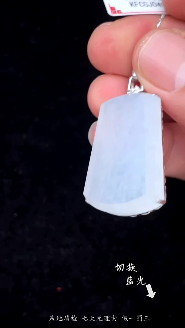 颈饰18K金镶嵌翡翠多样性发一