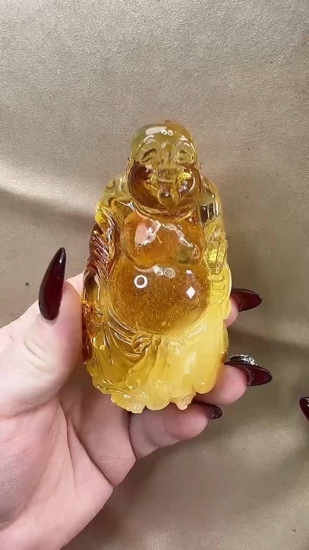 琥珀颈饰未镶嵌吊坠