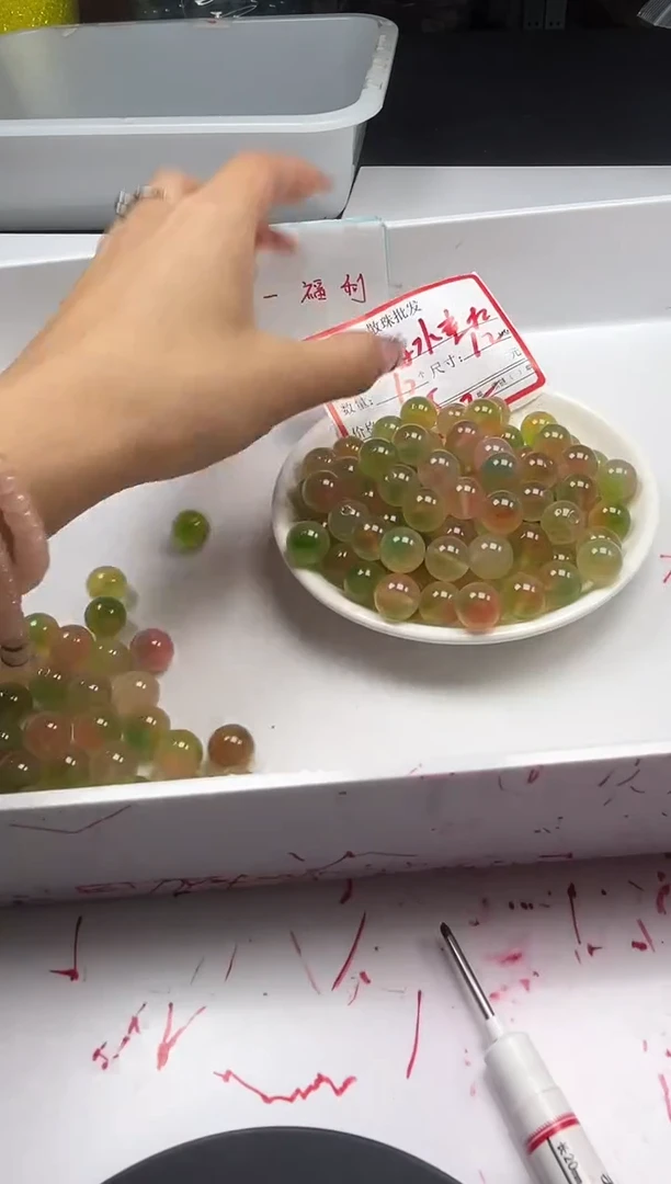 未镶嵌颈饰玛瑙/玉髓w831盐*源水蜜桃12mm*10颗