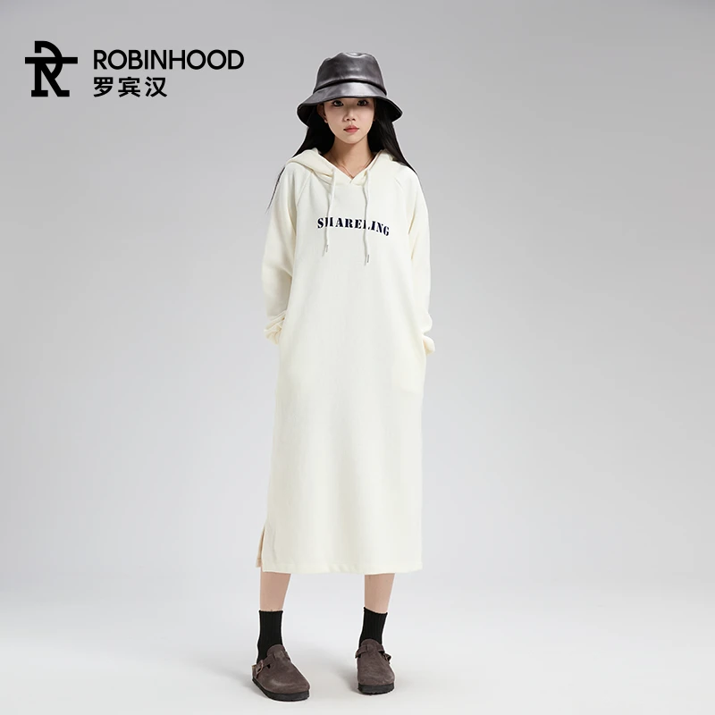 【房玄龄专属】罗宾汉女款休闲连帽卫衣裙-R223Q1291