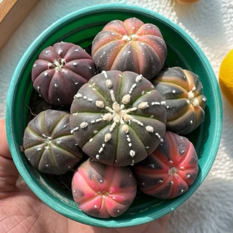 会开花的兜仙人球实生星兜锦（人工锦）多肉植物好养盆栽