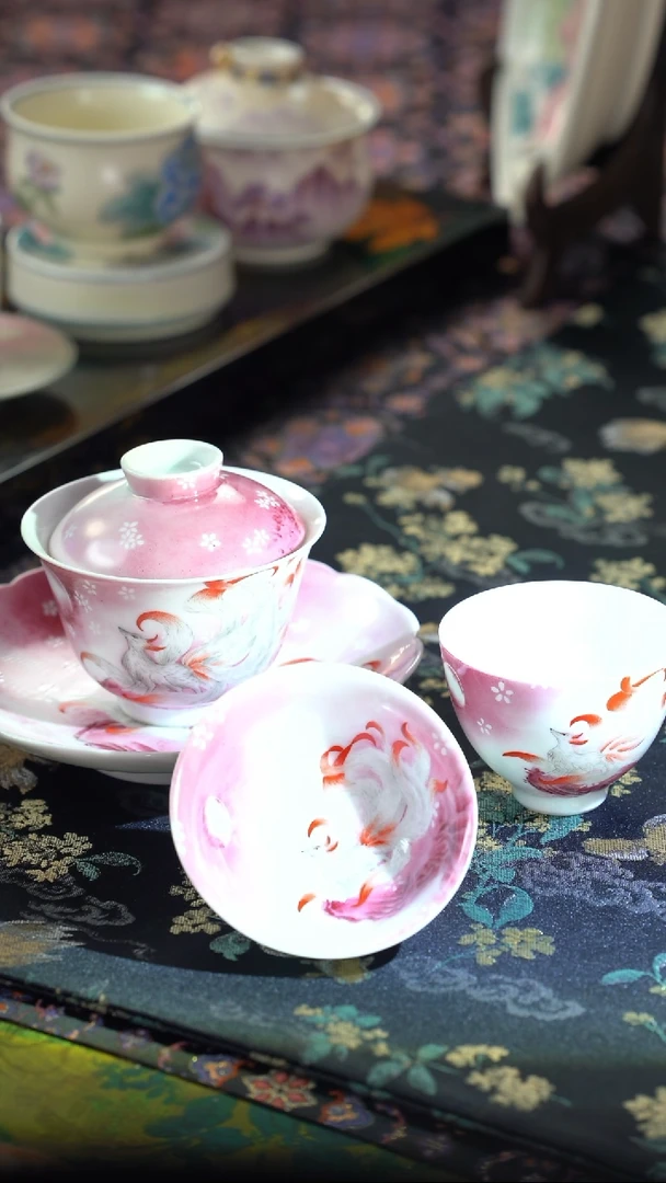 初六好物分享@@九尾盖碗+普洱杯+鸡心杯