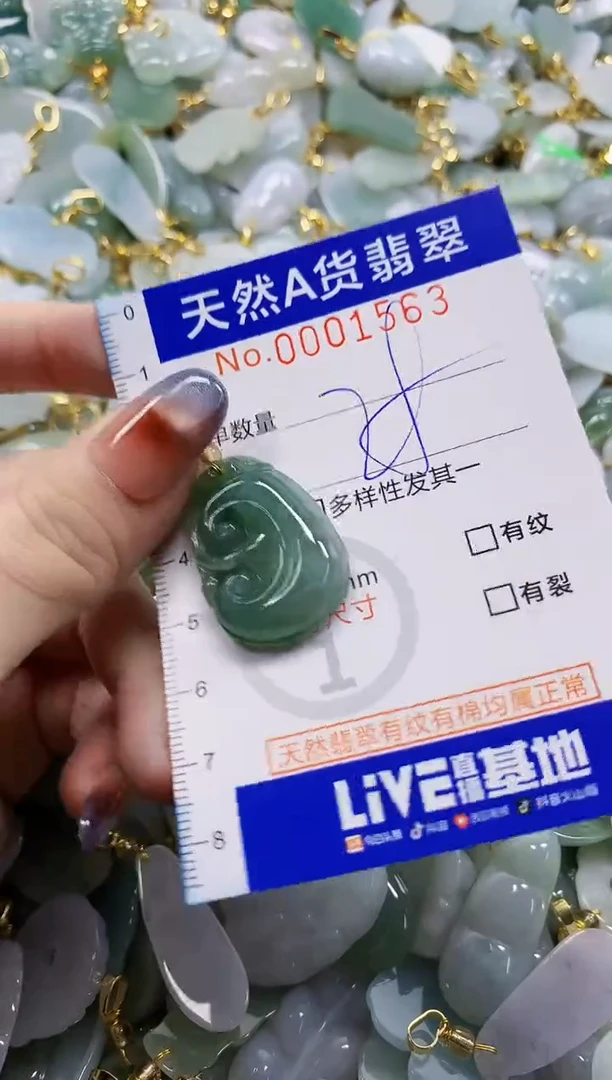 颈饰未镶嵌翡翠天然A货翡翠