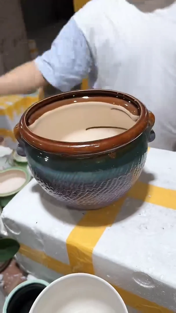 高温陶瓷花盆+E251