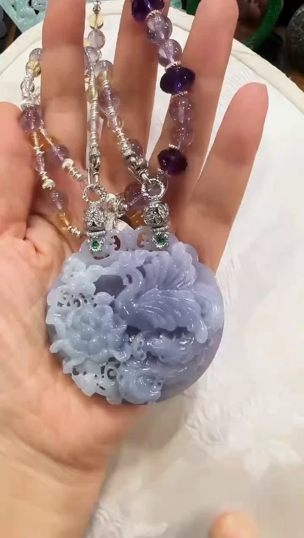 颈饰未镶嵌翡翠国风