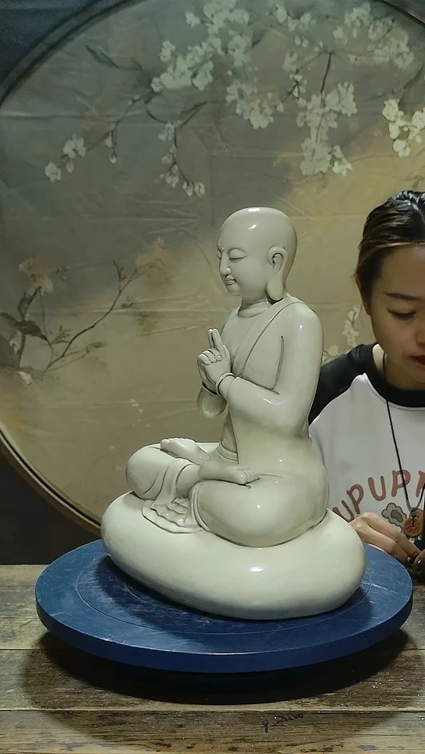 摆件用****4德化瓷地藏造像