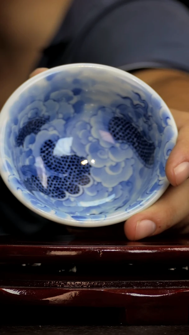 杯子纯手工手绘瓷瓷12