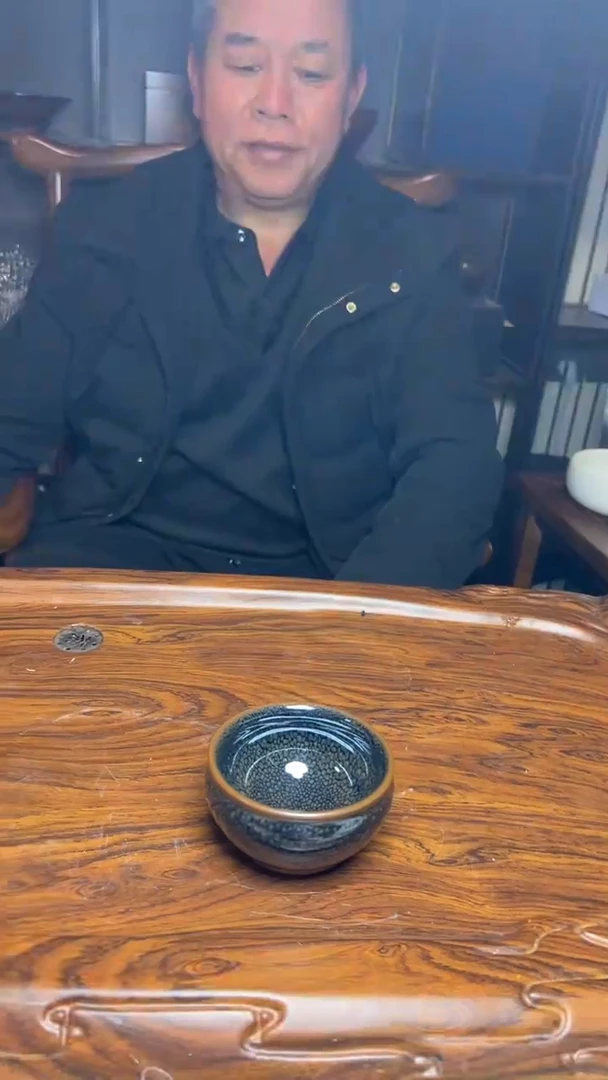 【闪购商品】茶盏名家朱志雄建盏（带证书礼盒）13