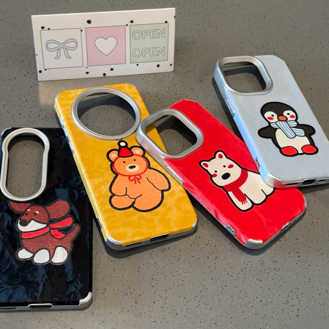 夕与空可爱西高地企鹅适用苹果13/15/16promax手机壳华为vivo小米